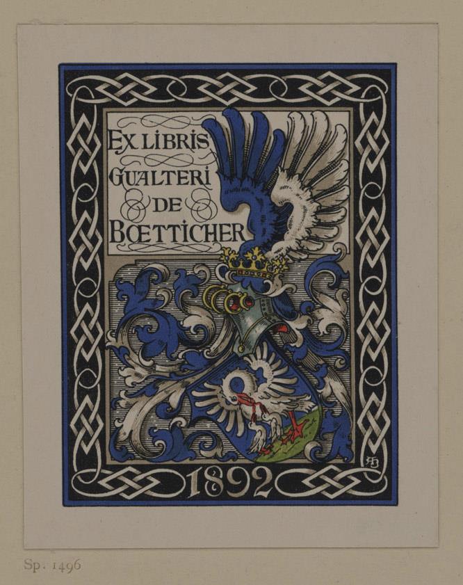 Ex libris Gualteri de Boetticher
