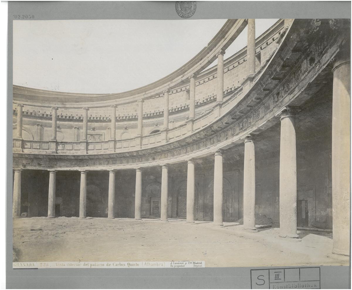 Granada, Alhambra, Palast von Carlos V, Innenansicht