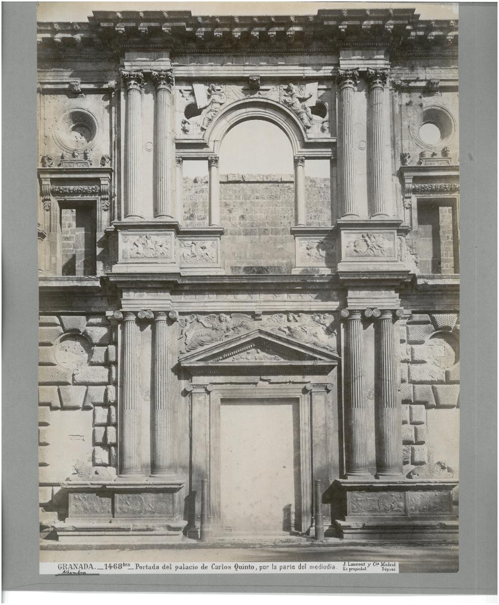 Granada, Alhambra, Palast von Carlos V, Westeingang