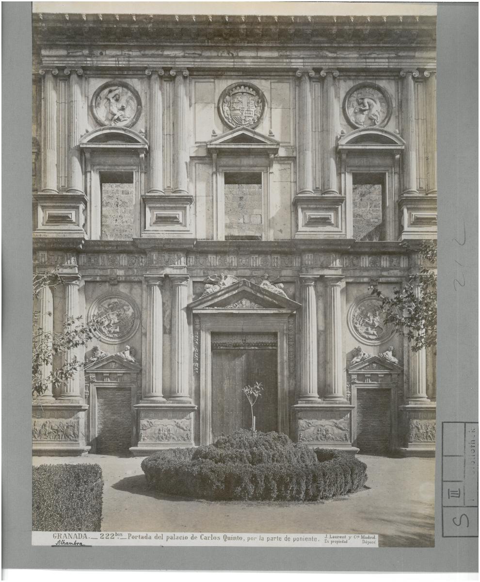 Granada, Alhambra, Palast von Carlos V, Südfassade