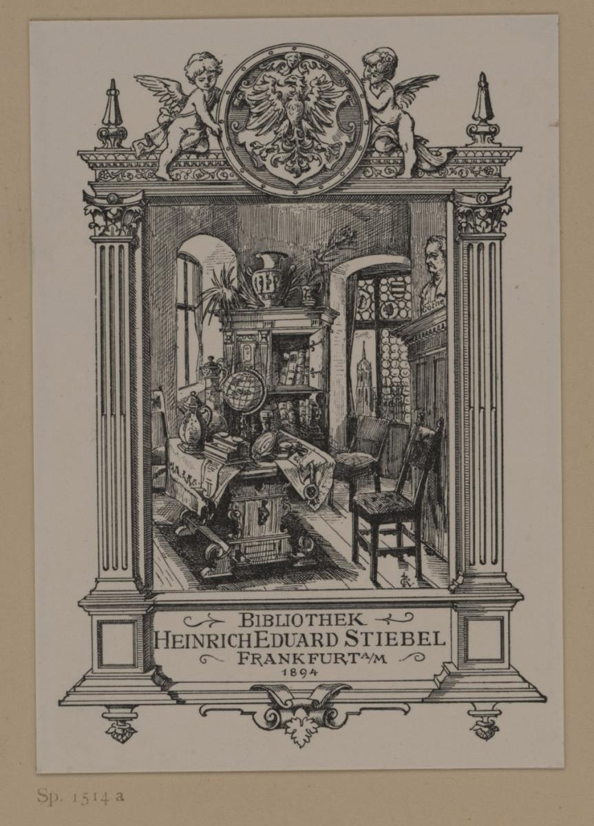 Bibliothek Heinrich Eduard Stiebel Frankfurt am Main