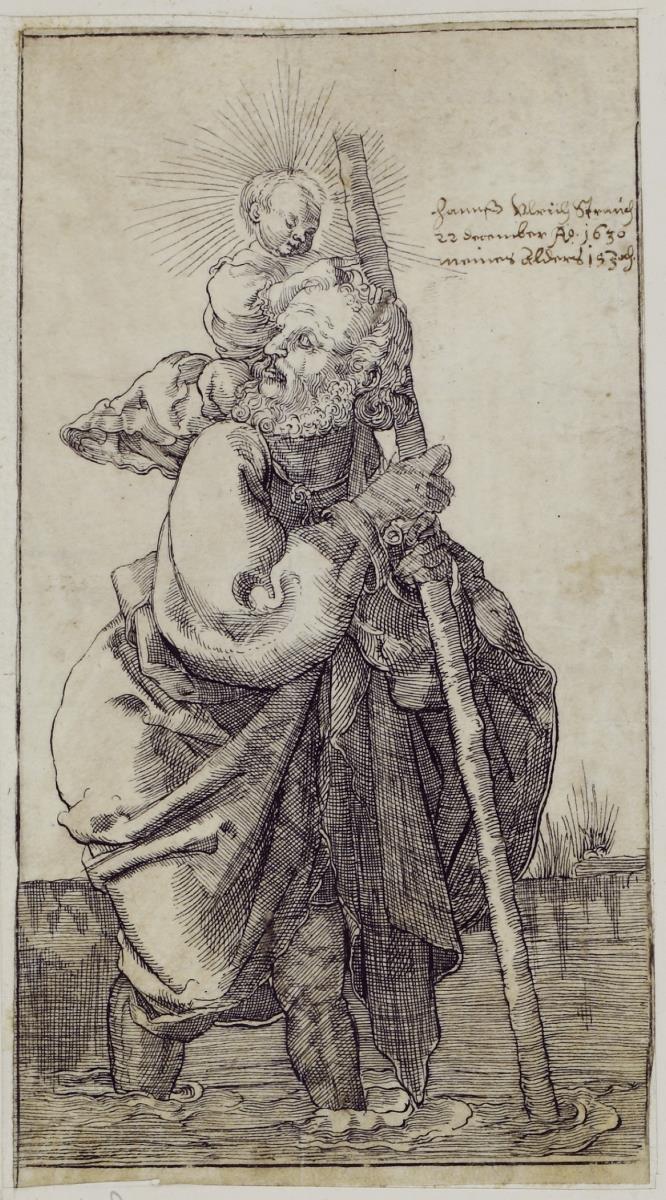 Hl. Christophorus, Kopie nach Dürer