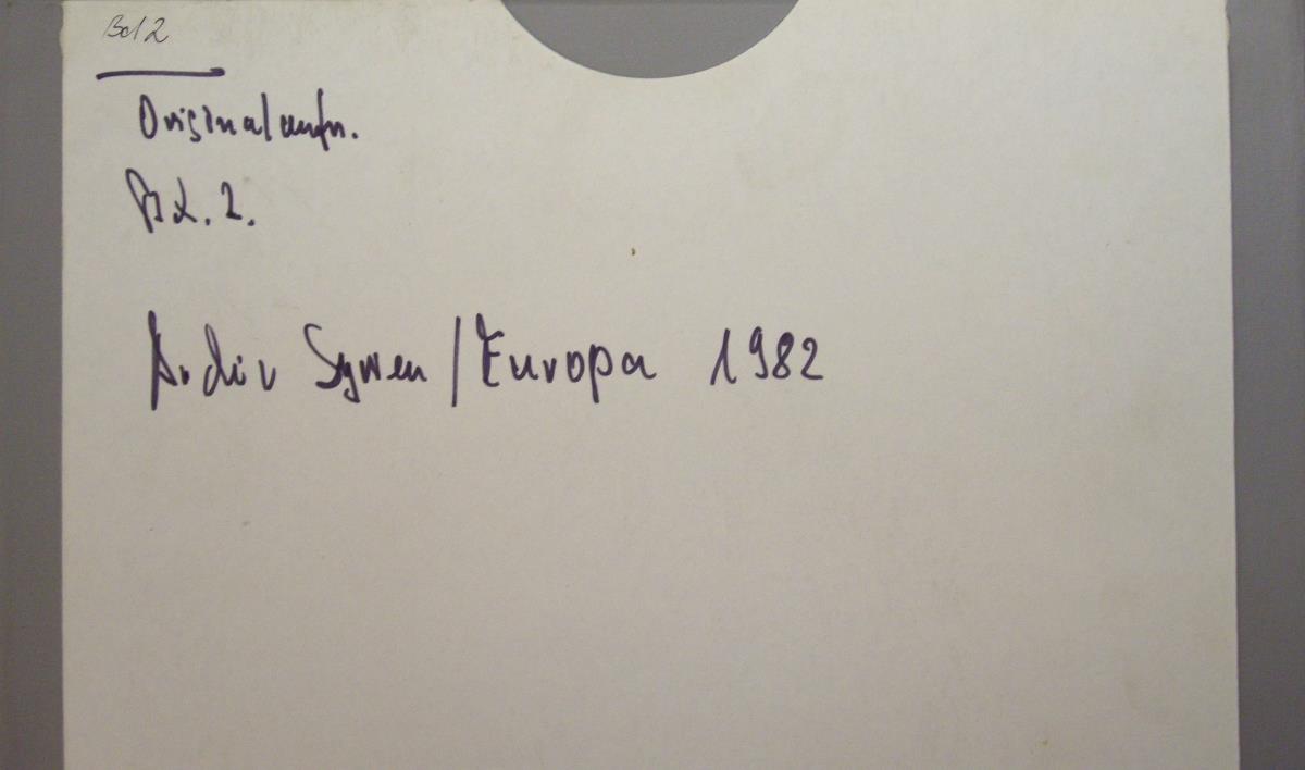 Archiv Syrien/Europa 1982