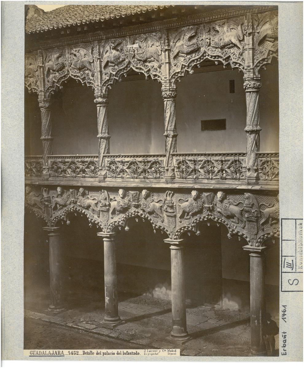 Guadalajara, Palast des Infanten, Innenhof, Detailansicht