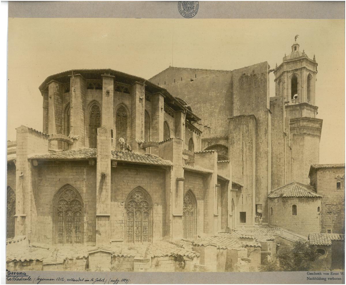 Girona, Kathedrale, Apsis, Aussenansicht