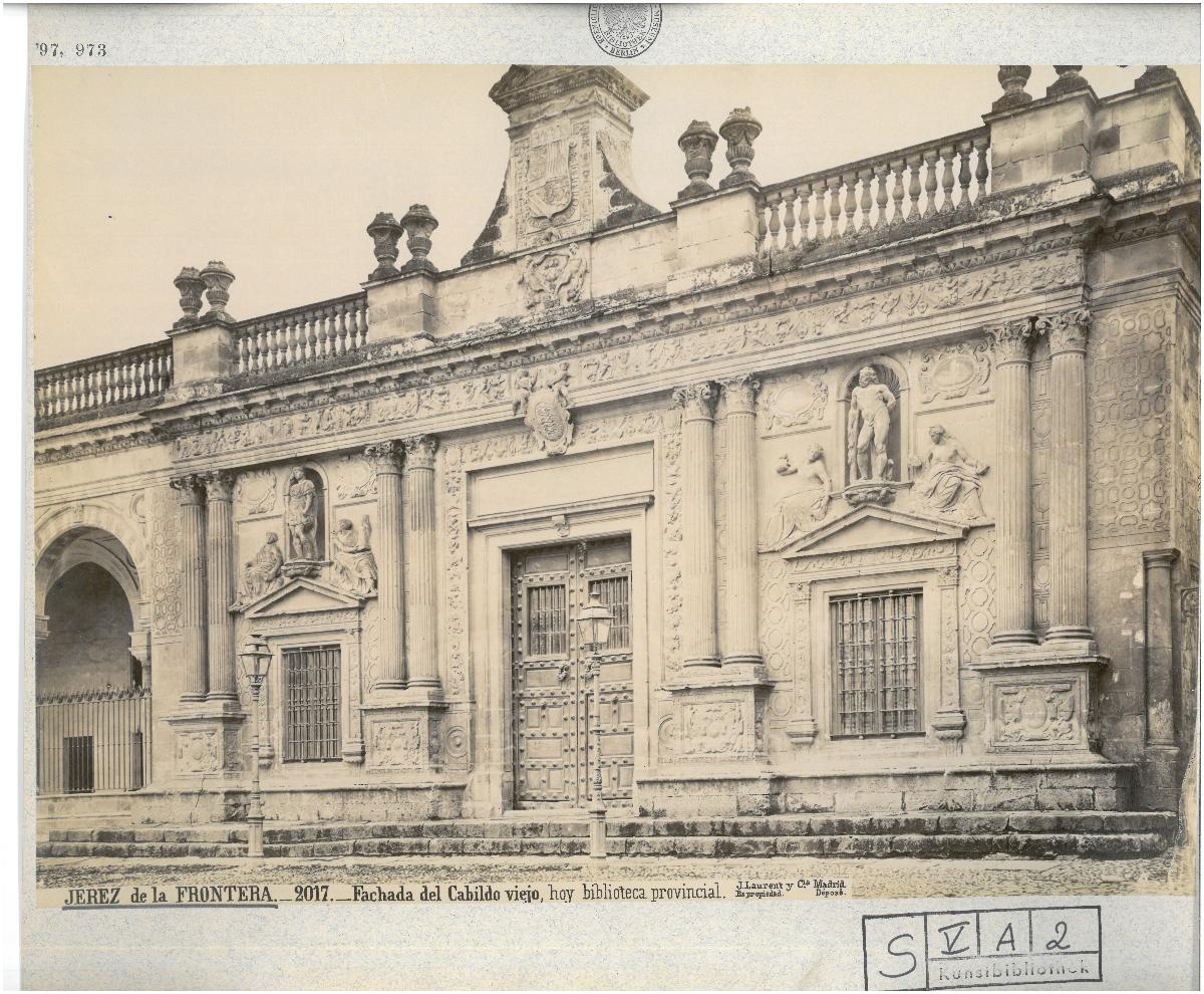 Cádiz, Jerez de la Frontera, Provinzialbibliothek, (altes Kapiltehaus), Fassade