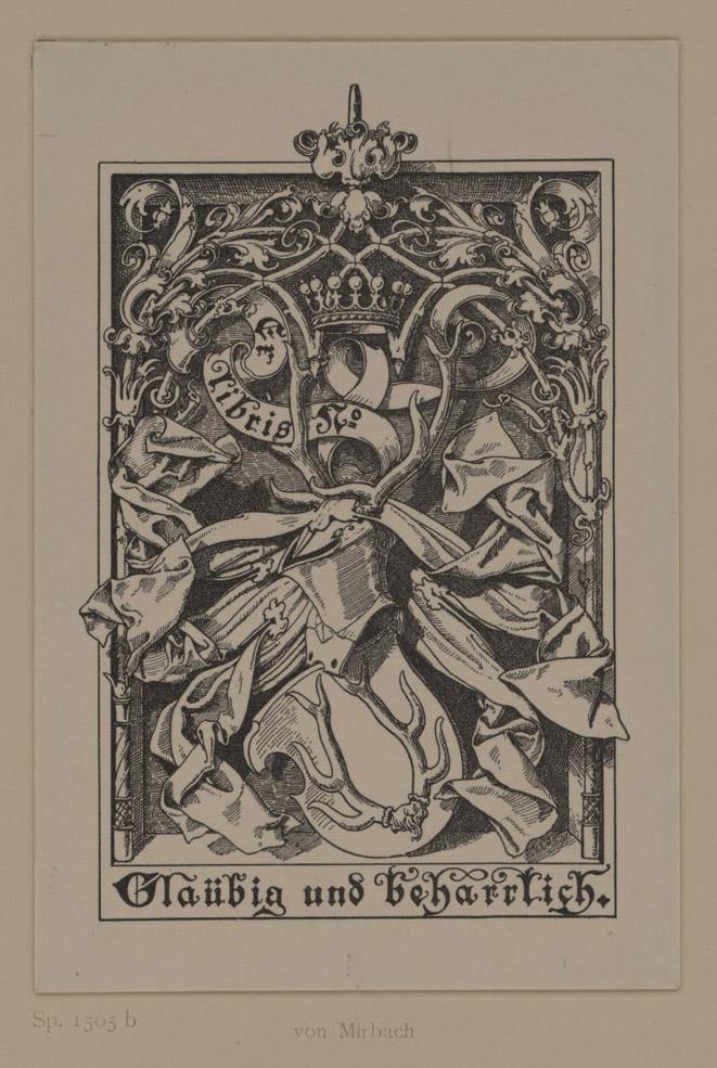 Ex libris von Mirbach