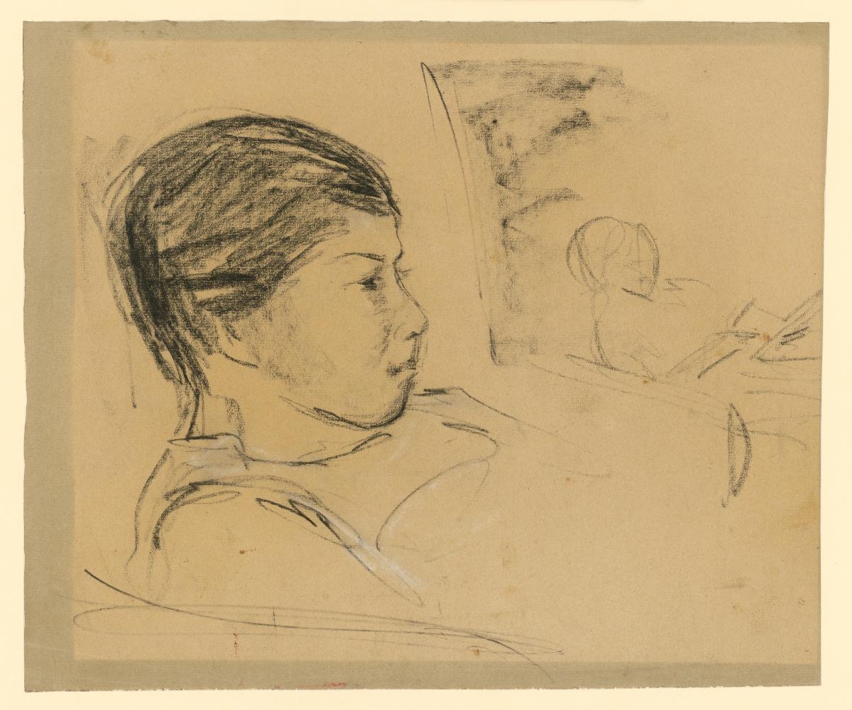 Studie eines kleinen Mädchens (Käthe Liebermann)