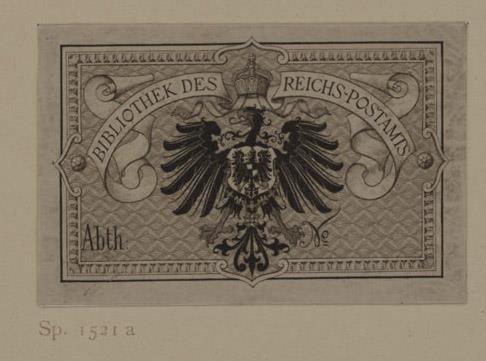 Bibliothek des Reichs-Postamts