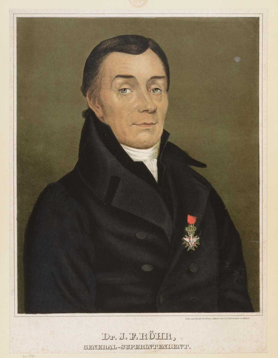 Porträt des Johann Friedrich Röhr