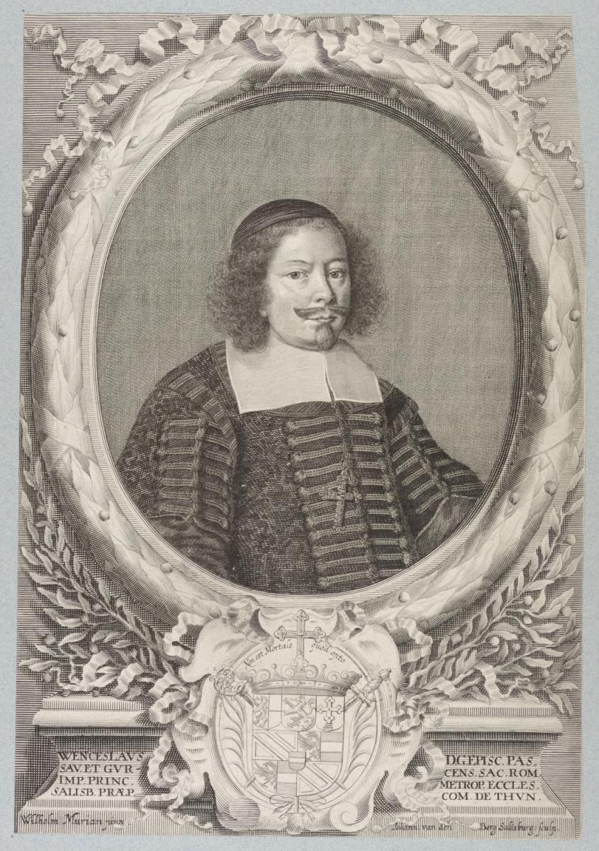 Porträt des Wenzeslaus Graf von Thun und Hohenstein