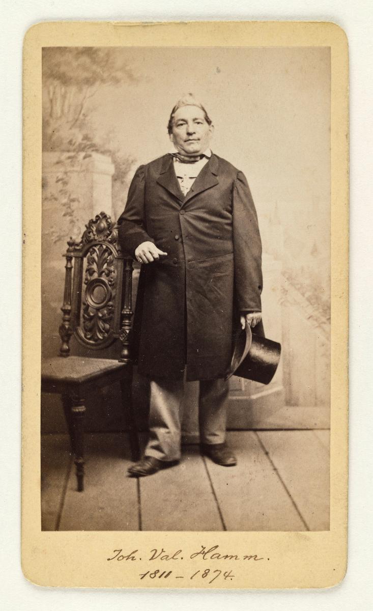 Porträt des Johann Valentin Hamm