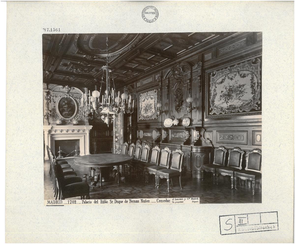 Madrid, Palacio del Duque Fernan Núñez, Speisesaal
