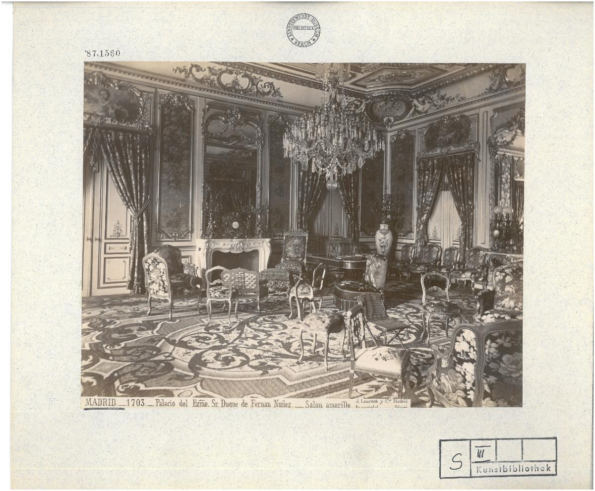 Madrid, Palacio del Duque de Fernán Núñez, Gelbsalon