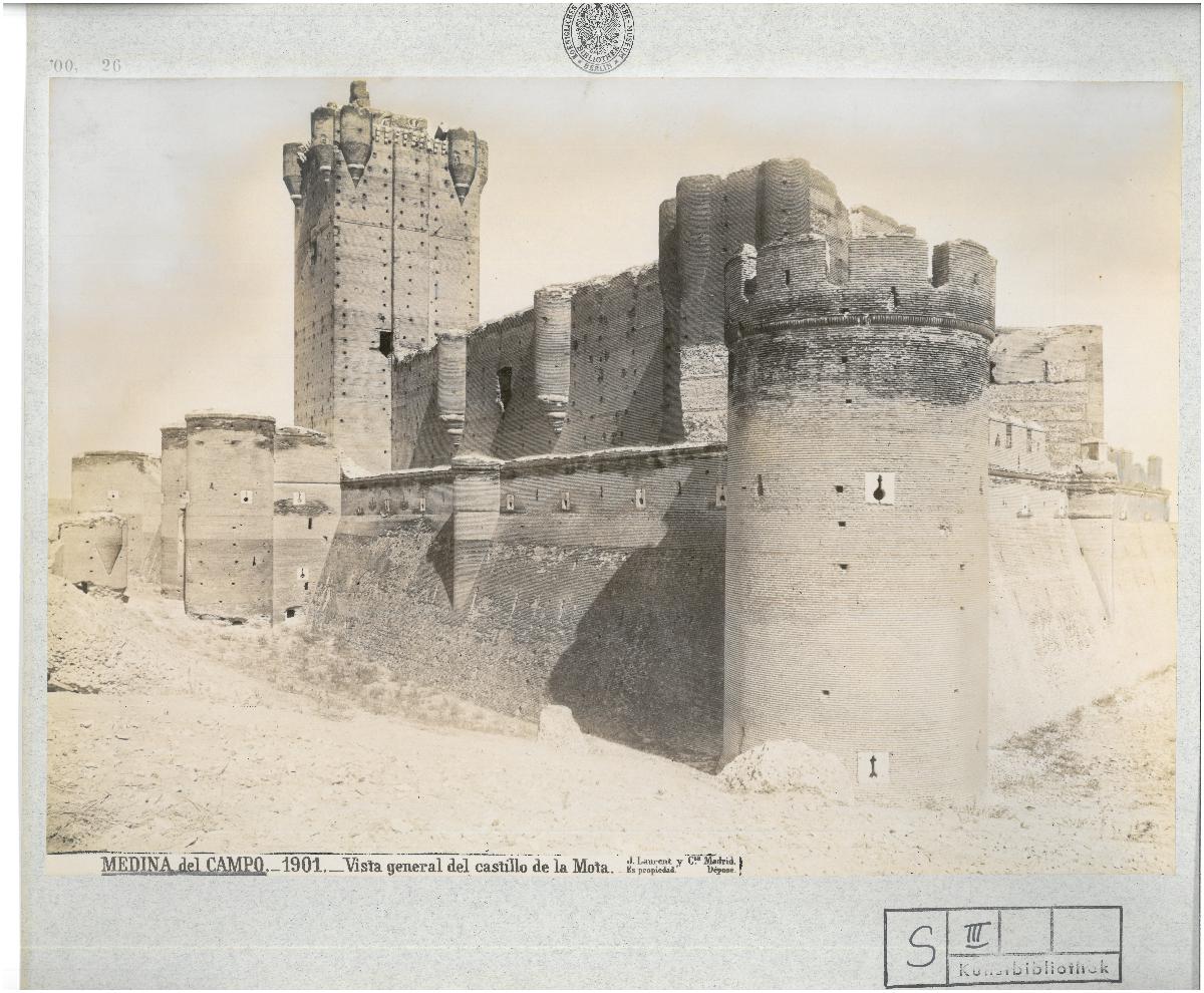 Valladolid, Medina del Campo, Castillo de la Mota, Aussenansicht