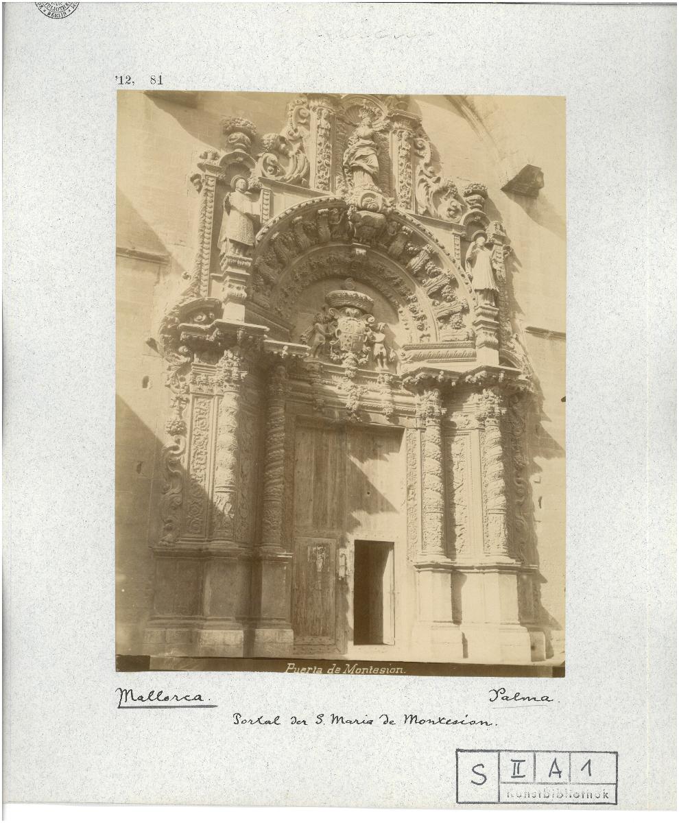 Mallorca, Palma de Mallorca, Santa María de Montesión, Portal