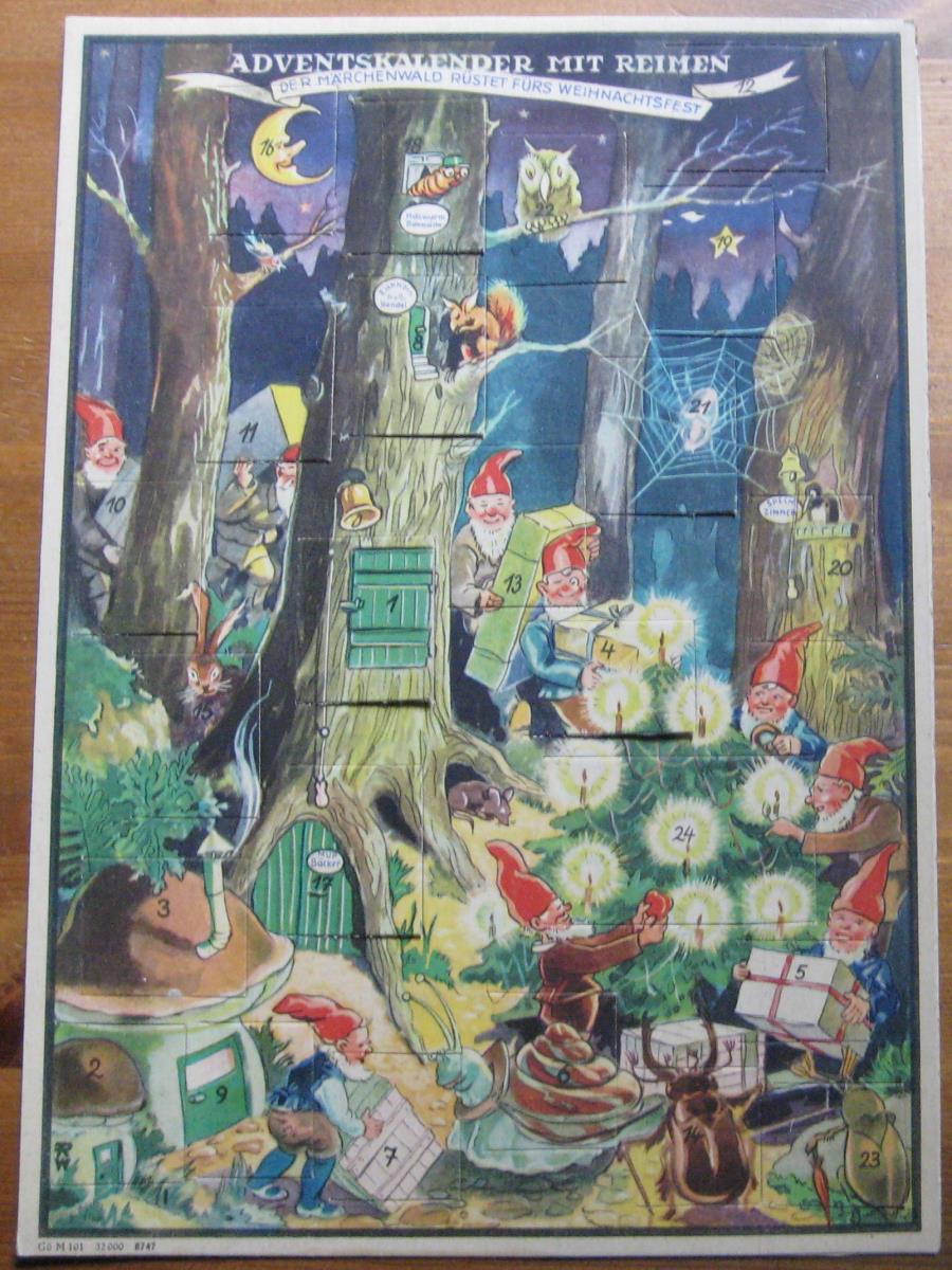 Adventskalender mit Reimen