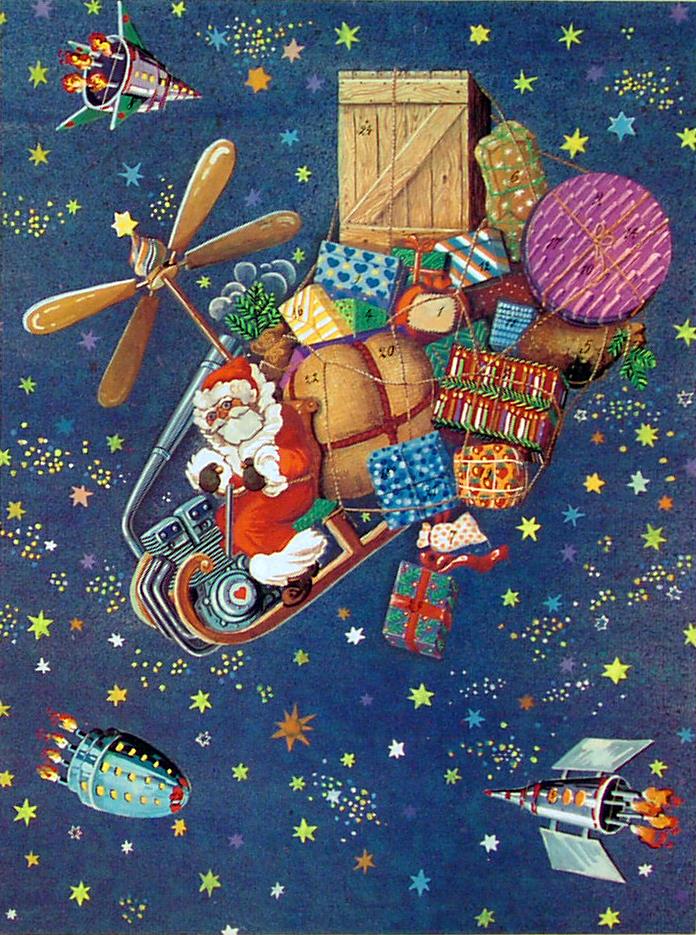 Spezial-Weihnachtsmann-Flugapparat