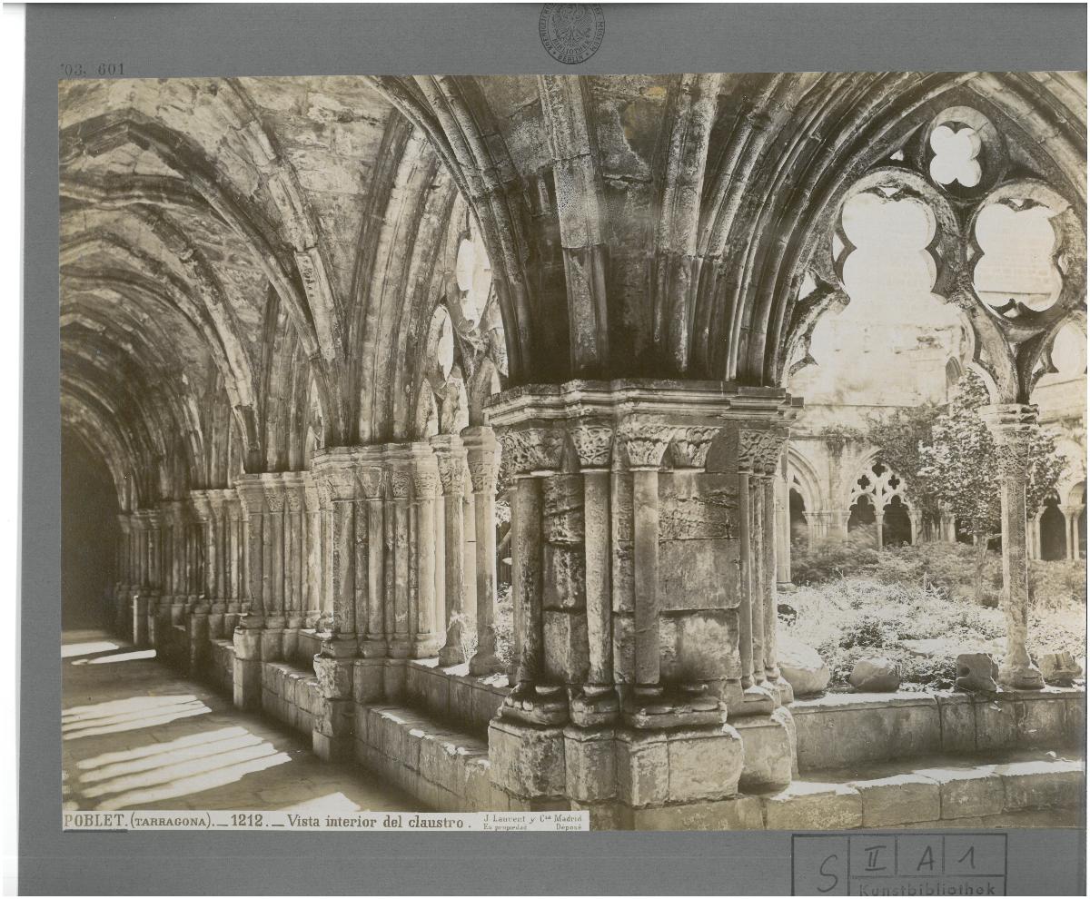 Tarragona, Poblet, Kloster, Kreuzgang, Innenansicht