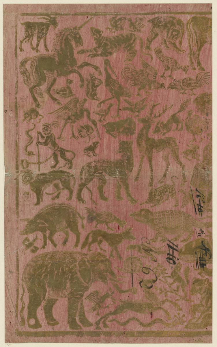 Brokatpapier (Tiere)