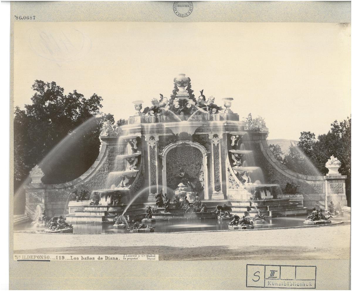 Segovia, La Granja de San Ildefonso, Park, Los Baños de Diana
