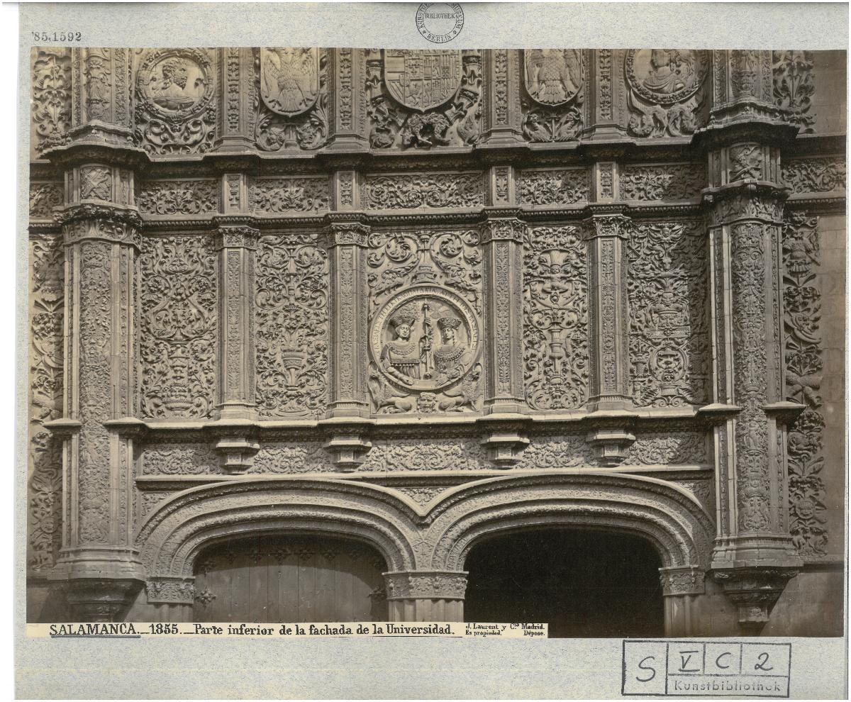Salamanca, Universität, Fassade, Unterteil