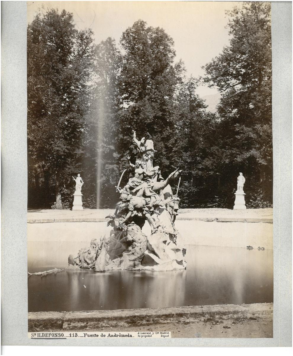 Segovia, La Granja de San Ildefonso, Park, Fuente de Andrómeda