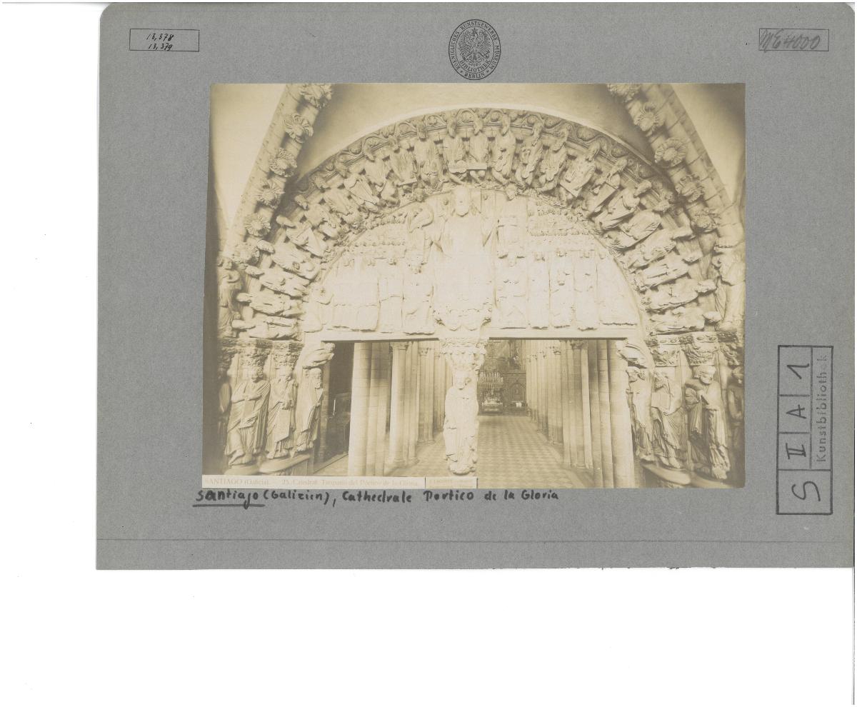 Santiago de Compostela, Kathedrale, Portal der Goldschmiede, Tympanon