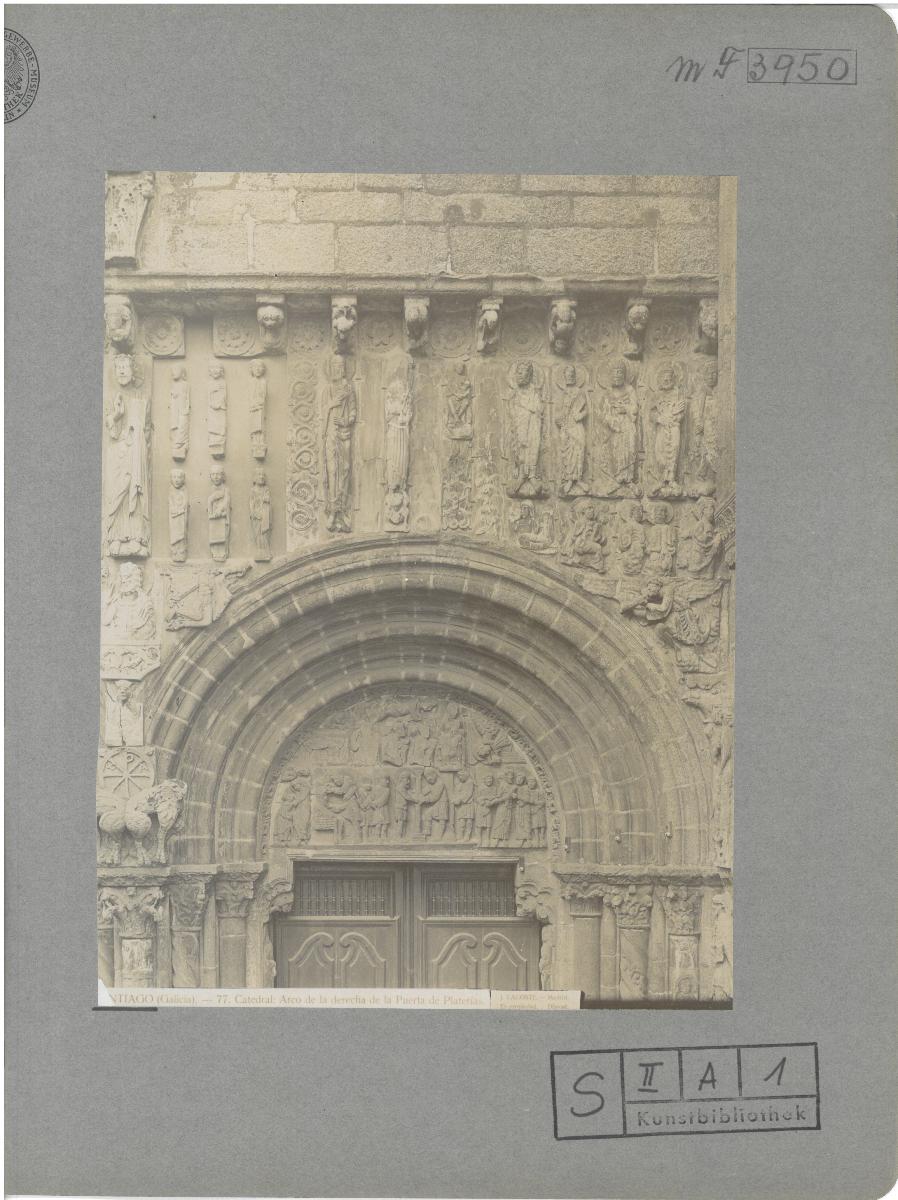 Santiago de Compostela, Kathedrale, Portal der Goldschmiede, rechter Bogen