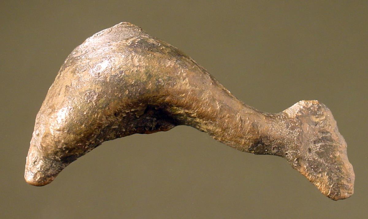 "Delphin, hohl, hinten flach, Beschlagstück"