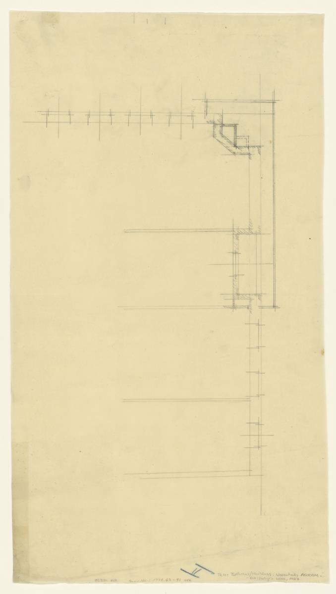Umbau Wohn- und Geschäftshaus STERN, Agram (Zagreb), Grundriss Ecklösung II