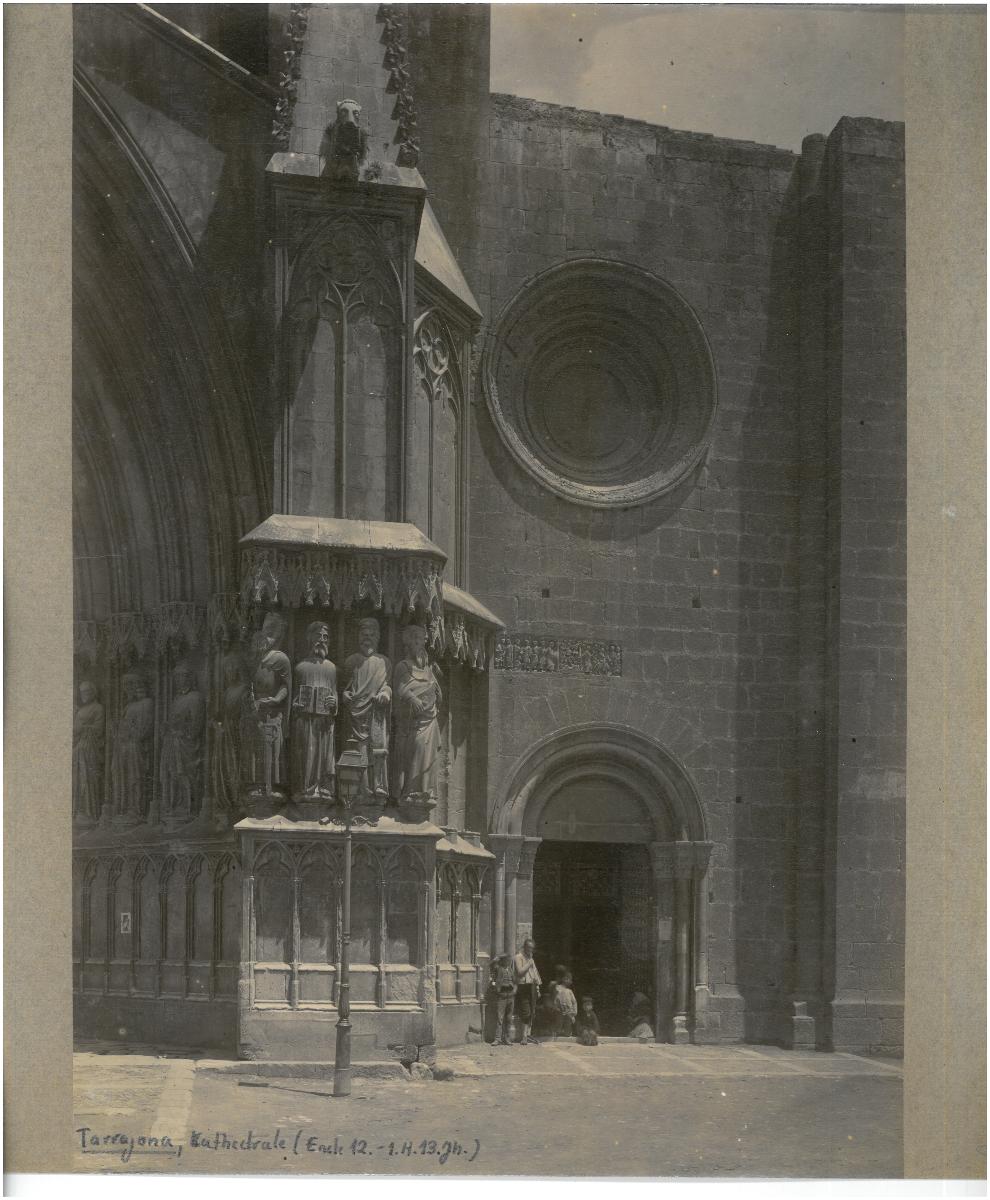 Tarragona, Kathedrale, Hauptportal, Detail