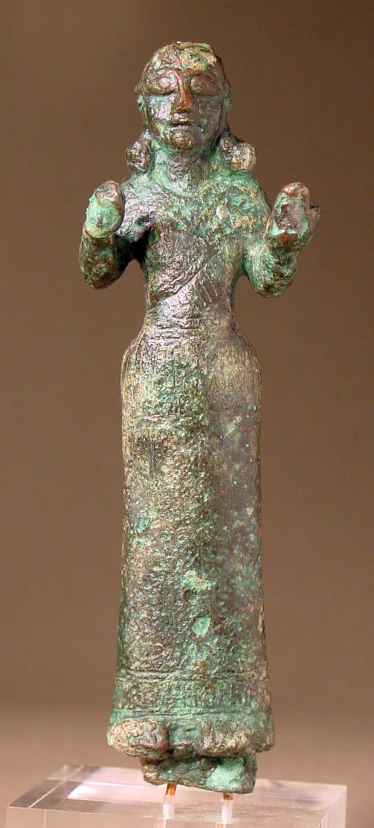 Assyrische Statuette eines Priesters