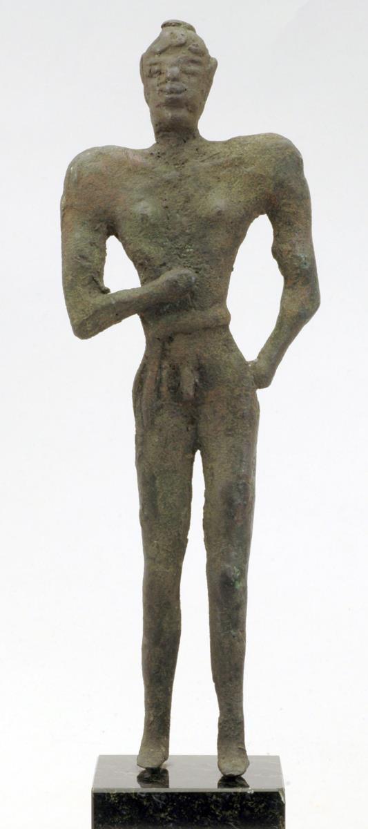 Minoische Statuette eines gegürteten Jünglings