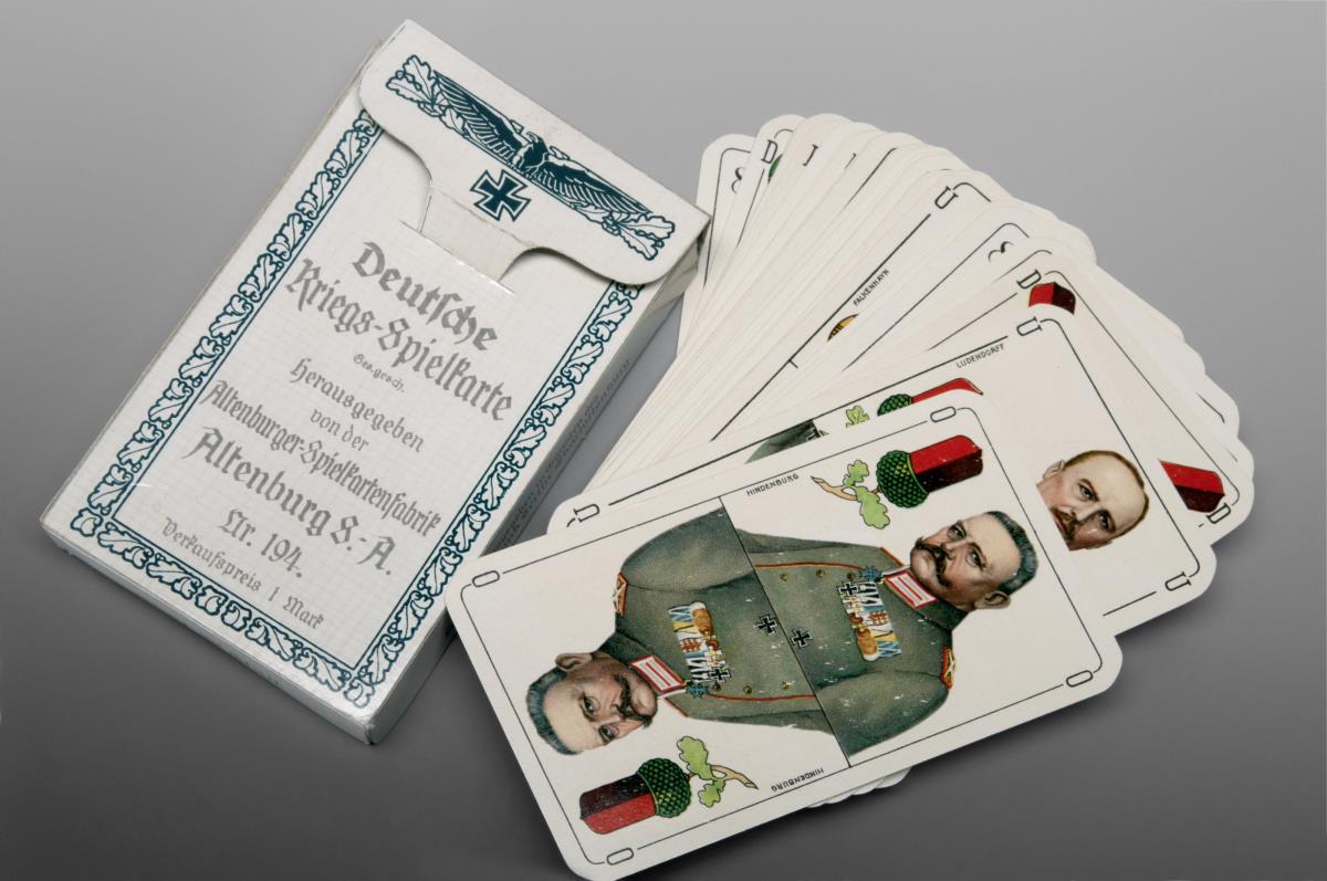Deutsche Kriegs-Spielkarte Nr. 194