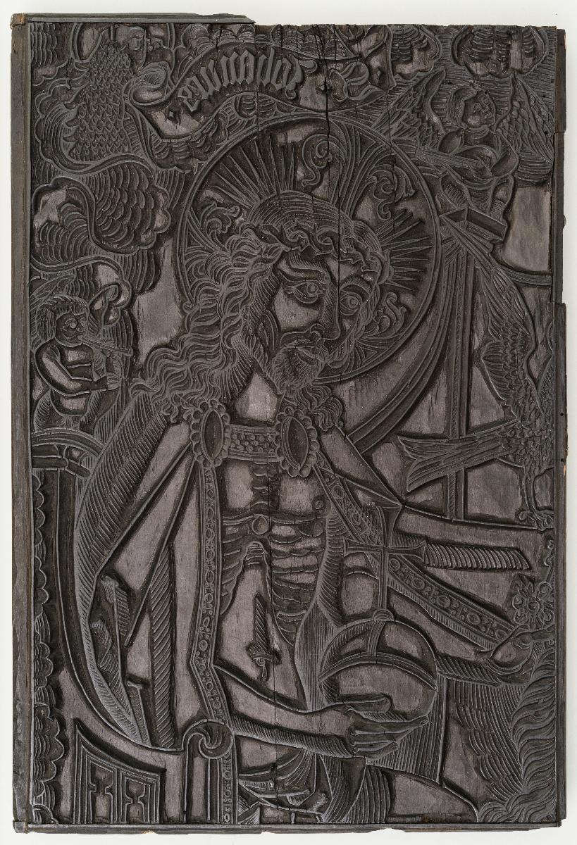 Krönung Mariae (Fragment, ursprünglich wohl  4 Stöcke)