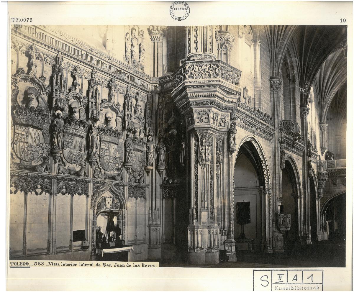 Toledo, Kloster San Juan de los Reyes, Kirche, Querschiff, Innenansicht von einer Seite