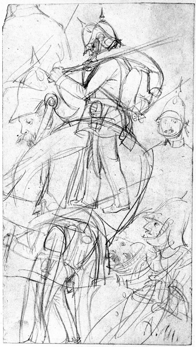 Soldaten auf dem Marsch