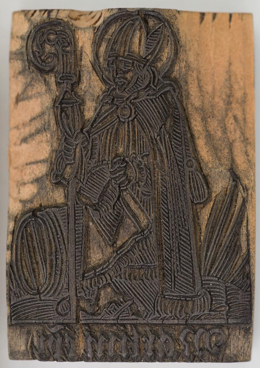 Heiligenbilder. Beschneidung / Geburt / Heimsuchung / Verkündigung / ? / ? / ? / ? / Papst Clemens / Fabian und hl. Sebastian / hl. Laurentius / Steinigung Stephan / Emerit /hl. Benedikt / hl Margarethe/hl Blasius?/hl Adalbert?/hl Martin/(Domrufer) / hl Valentin / ? / hl. Ambrosius / ? / ? / (24 Stöcke)