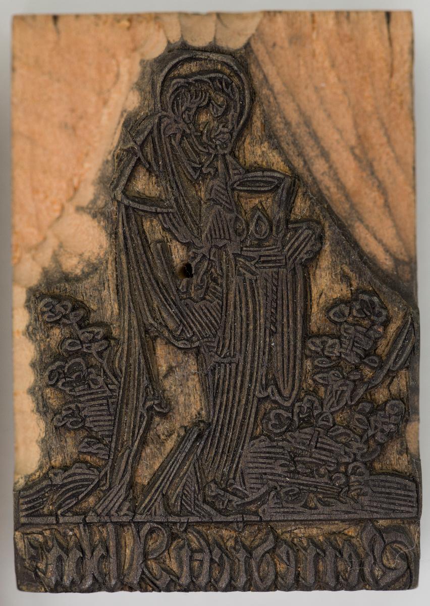 Heiligenbilder. Beschneidung / Geburt / Heimsuchung / Verkündigung / ? / ? / ? / ? / Papst Clemens / Fabian und hl. Sebastian / hl. Laurentius / Steinigung Stephan / Emerit /hl. Benedikt / hl Margarethe/hl Blasius?/hl Adalbert?/hl Martin/(Domrufer) / hl Valentin / ? / hl. Ambrosius / ? / ? / (24 Stöcke)