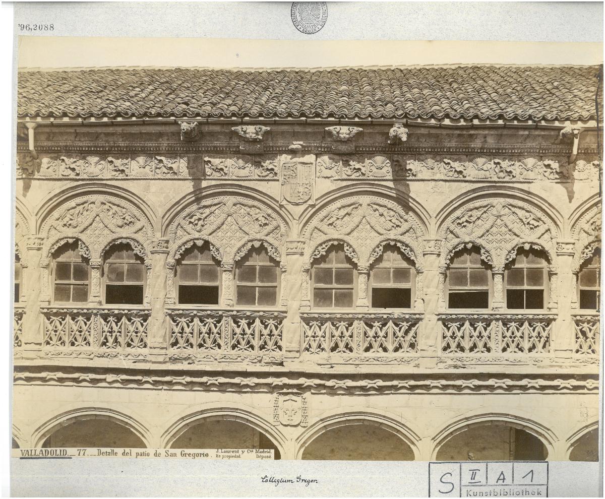 Valladolid, ehemalige Schule San Gregorio, heute Nationales Skulpturenmuseum, Innenhof, Detail