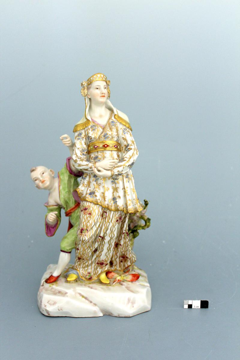 Chinesische Fürstin mit Knaben