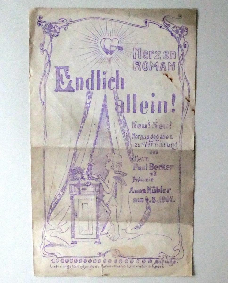 herzen Roman endlich allein!