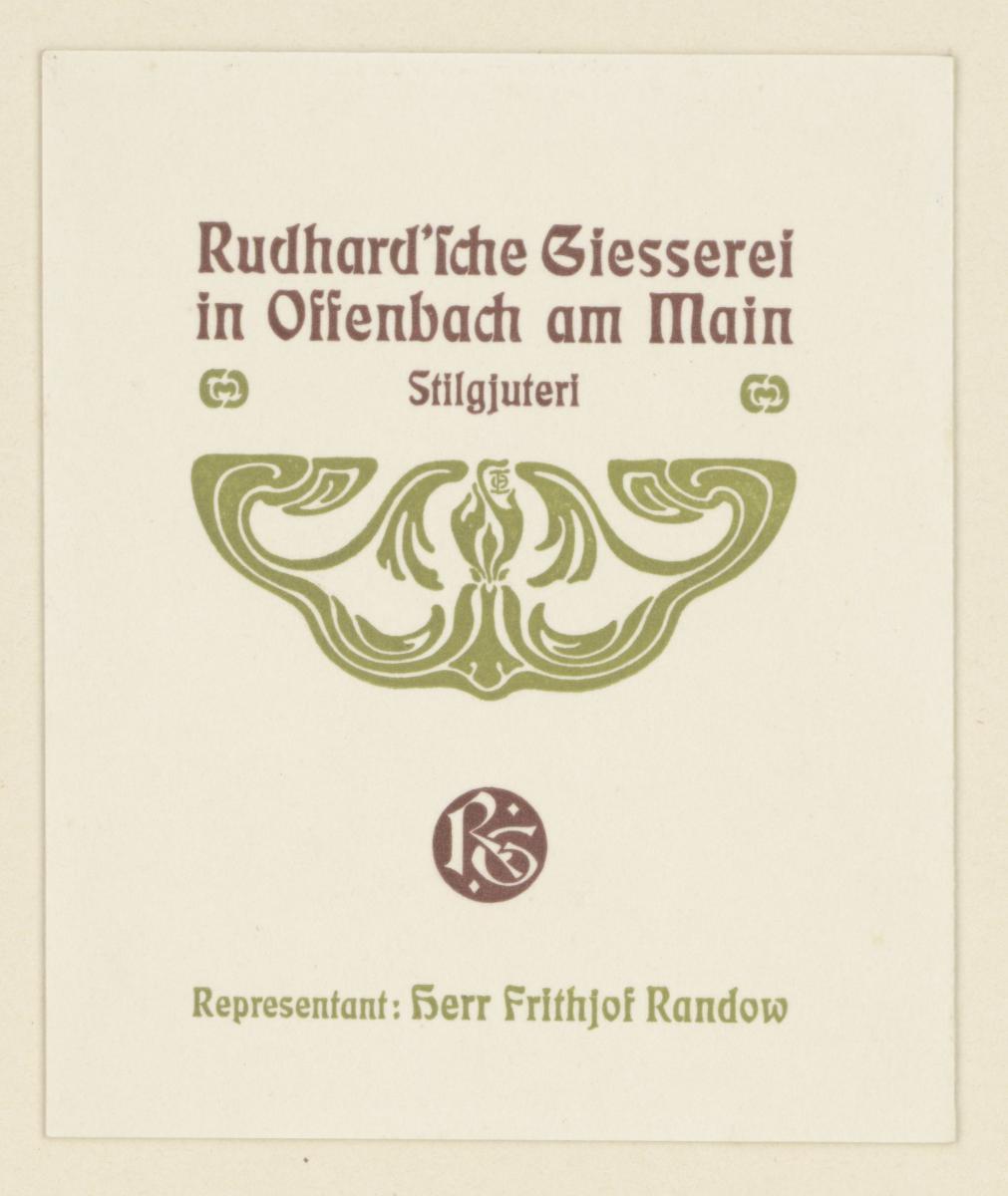 Rudhard'sche Gießerei in Offenbach am Main Stilgjuteri