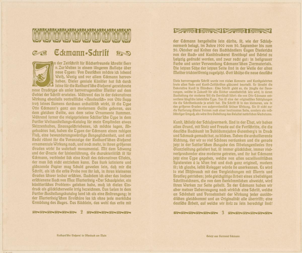 Eckmann=Schrift