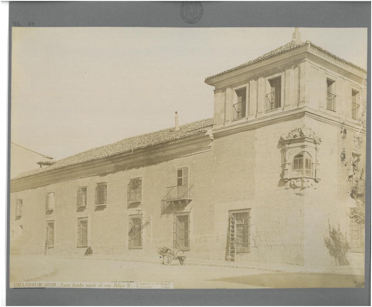 Valladolid, Haus wo Felipe II geboren ist, Fassade