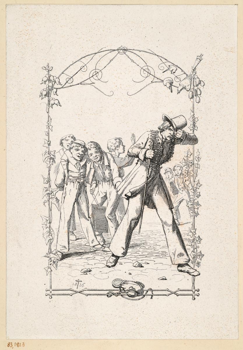 Zweite Illustration zu Adelbert von Chamisso, Peter Schlemihl´s wundersame Geschichte