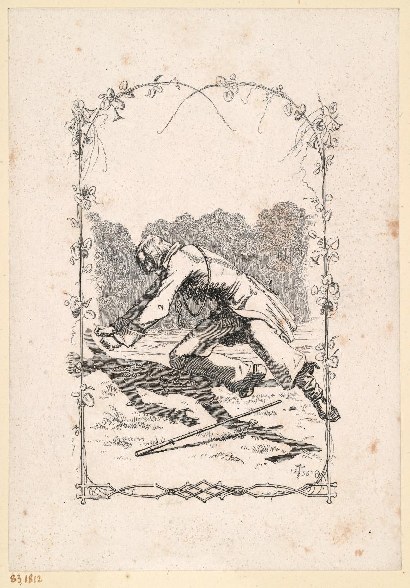 Dritte Illustration zu Adelbert von Chamisso, Peter Schlemihl´s wundersame Geschichte