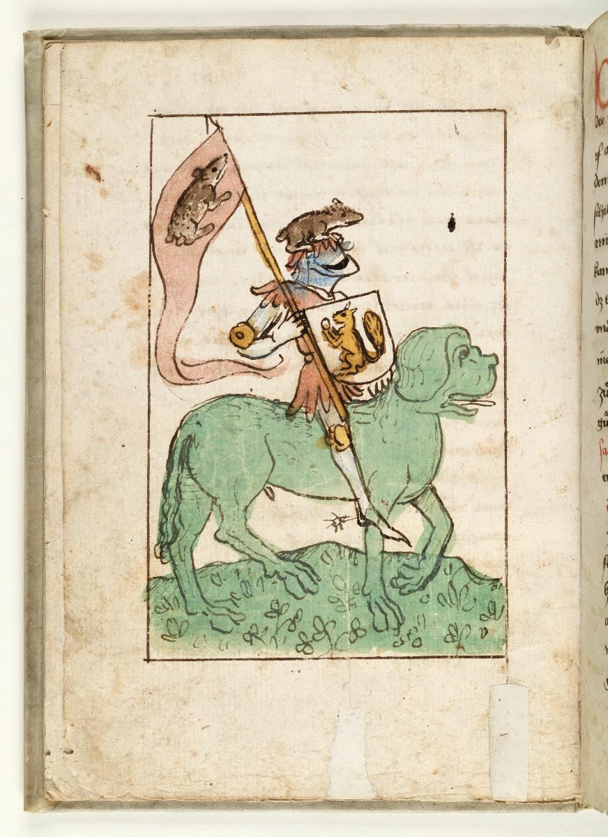 Der Geiz, in: Die sieben Tugenden und Todsünden. (Arnoldus de Hollandia, Liber gnosolitos.)