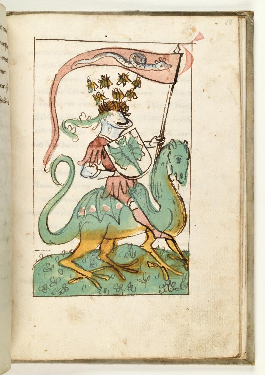 Der Neid, in: Die sieben Tugenden und Todsünden. (Arnoldus de Hollandia, Liber gnosolitos.)